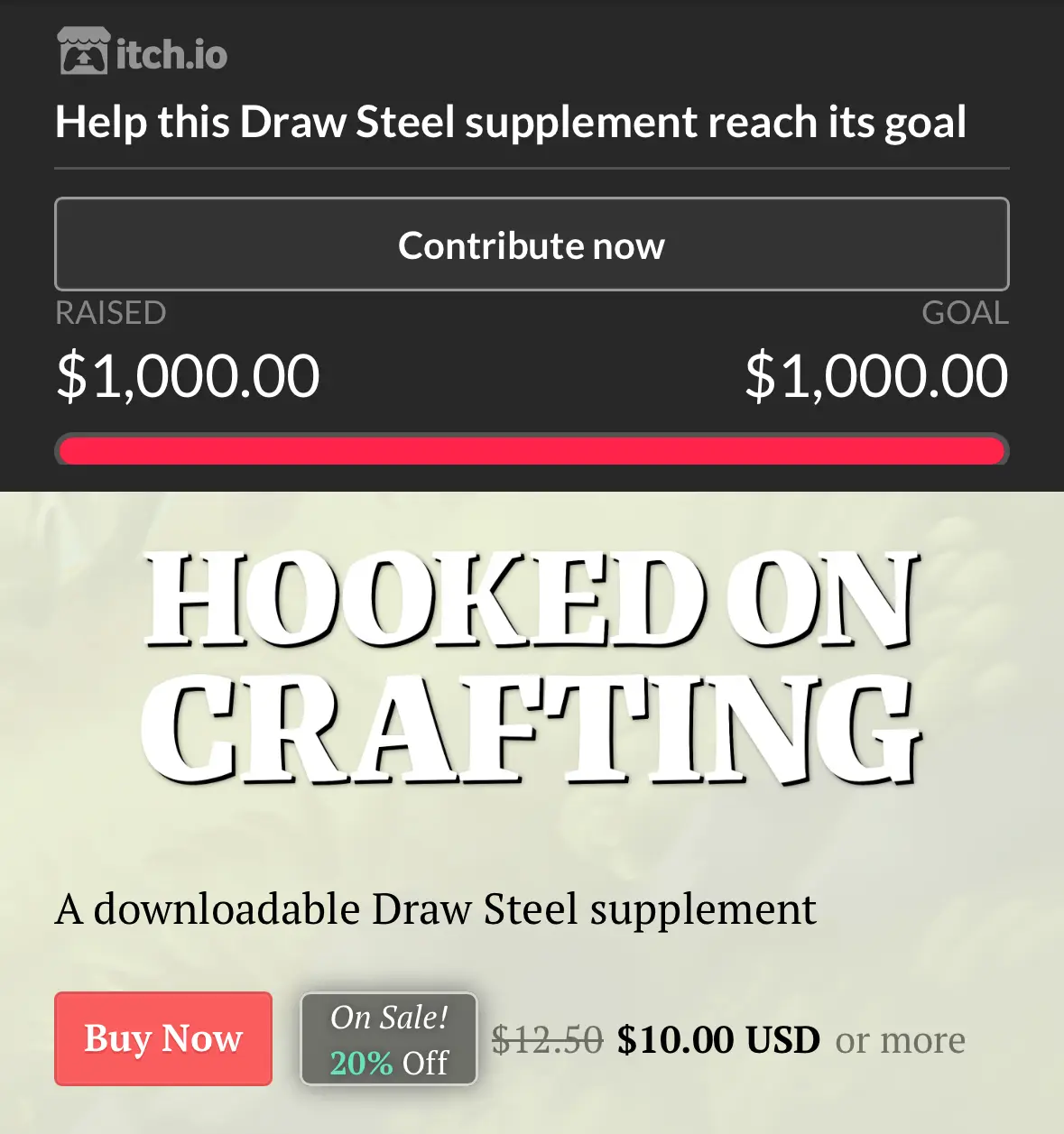 Progress bar on Itch