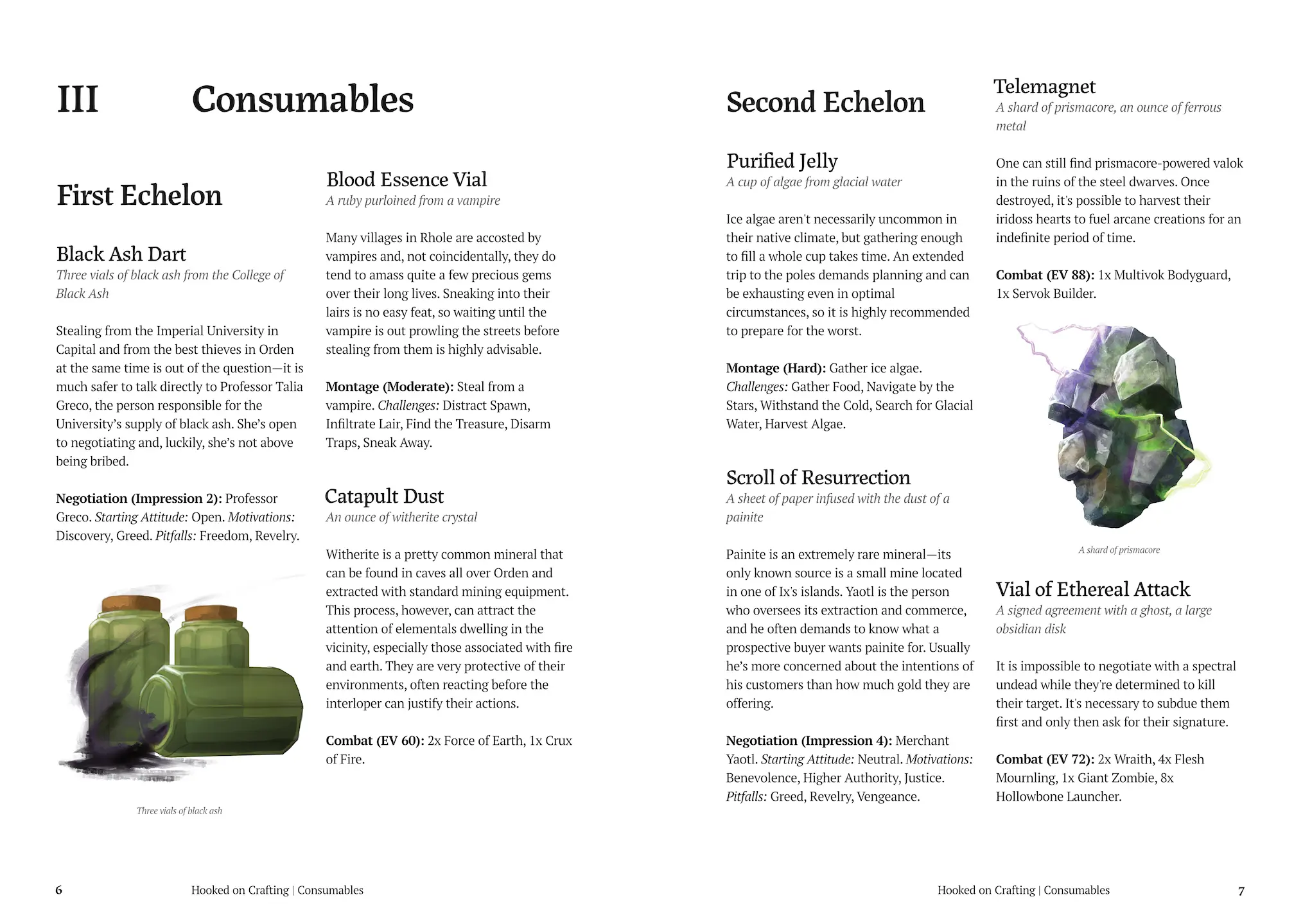 Spread 1 with art by Inge